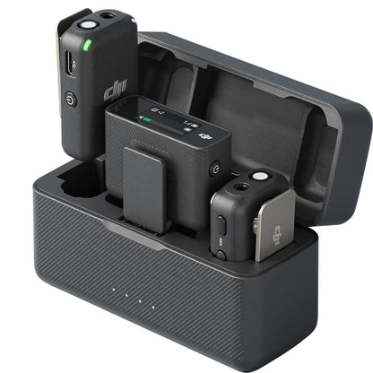 DJI Mic (1 Tx + 1 Rx) - Sistema de Micrófono Inalámbrico Profesional de Largo Alcance