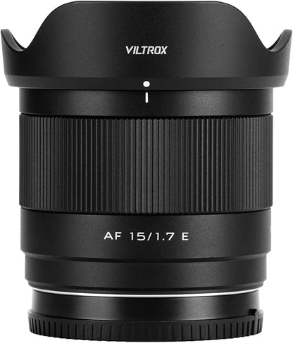 Lente Viltrox APS C AF 15 F 1.7 Montura E | Objetivo Fijo Gran Angular con Autoenfoque