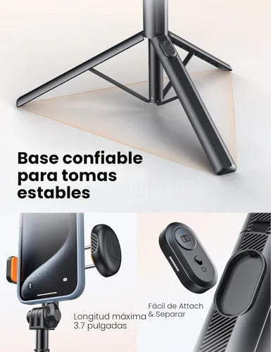 Trípode Profesional Anxre NT 79 | Soporte Extra Alto de Aluminio para Fotografía y Video