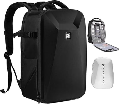 Mochila K&F Concept para Cámara | Maleta Rígida Impermeable con Compartimento Fotográfico – EOA Tecnología