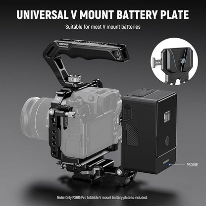 Placa de Batería V Mount en Forma de L Ligera Neewer | Soporte de Alimentación Profesional