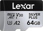 Lexar Tarjeta Micro SD 64 GB Silver Plus
