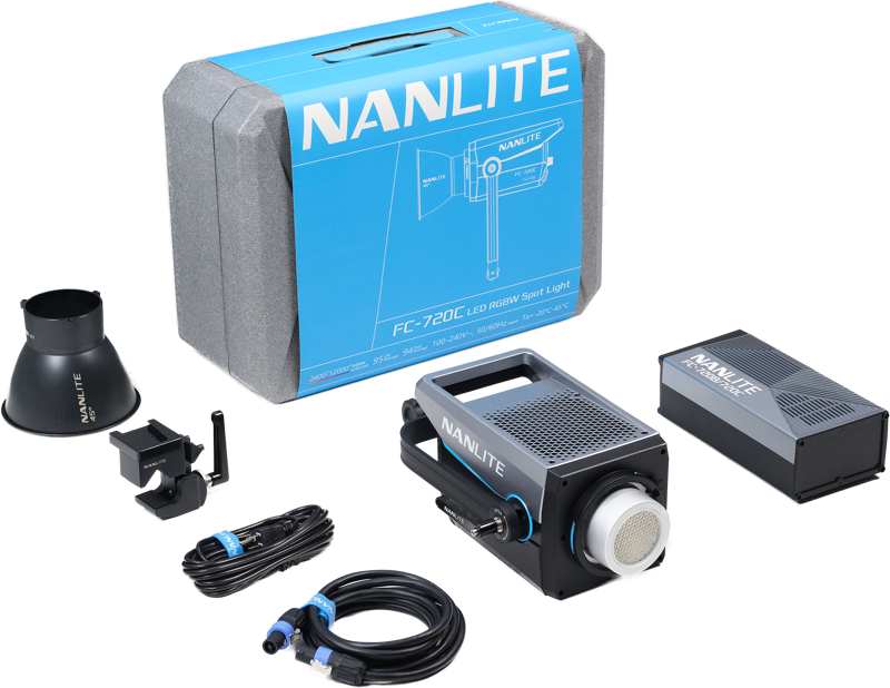 Foco LED Nanlite FC 720 C RGBW | Luz de Video Profesional a Todo Color