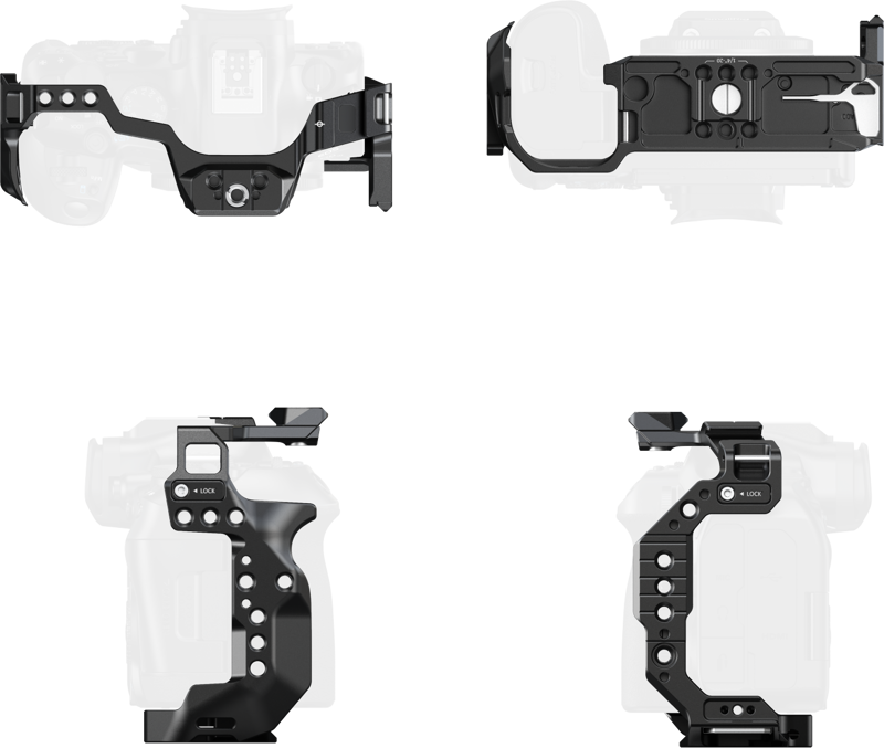 Jaula de Protección de Liberación Rápida HawkLock SmallRig para Cámaras Canon EOS R6 Mark II/R6 Mark III