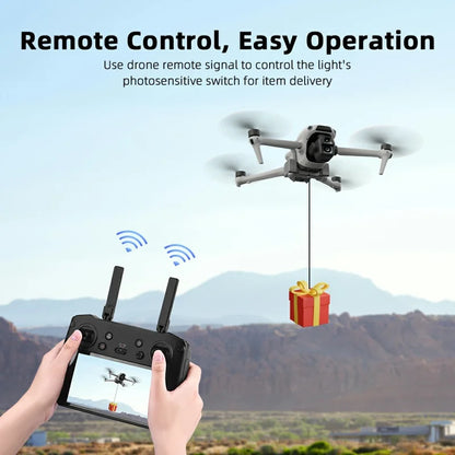 Sistema de Lanzamiento Remoto BRDRC para Dron DJI Air 3 | Dispositivo de Carga Drop System Profesional