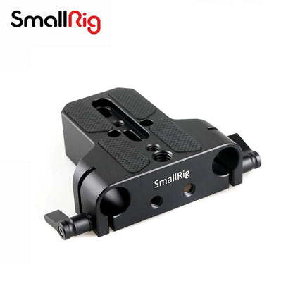Placa Base de Perfil Bajo SmallRig 1674 con Abrazadera Doble para Varillas de 15 Milímetros | Soporte Profesional