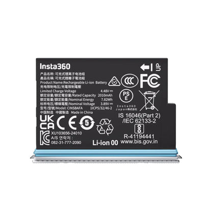 Batería de Litio Insta360 X4 de Alta Capacidad | Celda de Energía de Repuesto para Cámara 360