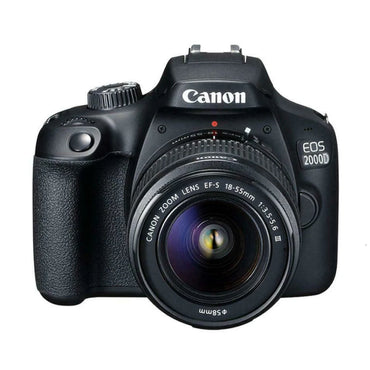 Cámara Canon EOS 2000D Kit 18-55mm IS II + Memoria de Alta Velocidad + Estuche Profesional