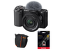 Cámara Sony ZV-E10 Kit 16-50 mm + Memoria 64 GB Sandisk Extrem pro + Estuche