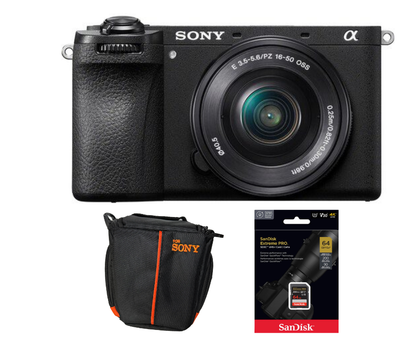 Cámara Sony Alpha a6700 Kit Lente 16-50mm + Memoria 64GB + Estuche