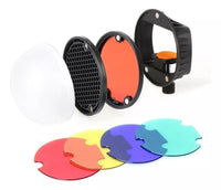 Flash triopo difusor con kit de accesorios