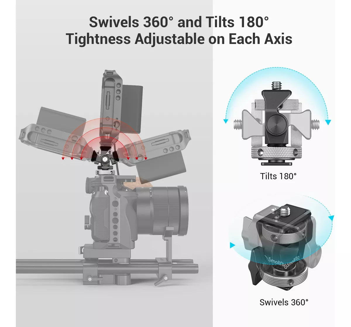 Adaptador soporte SMALLRIG zapata a tornillo 2905B