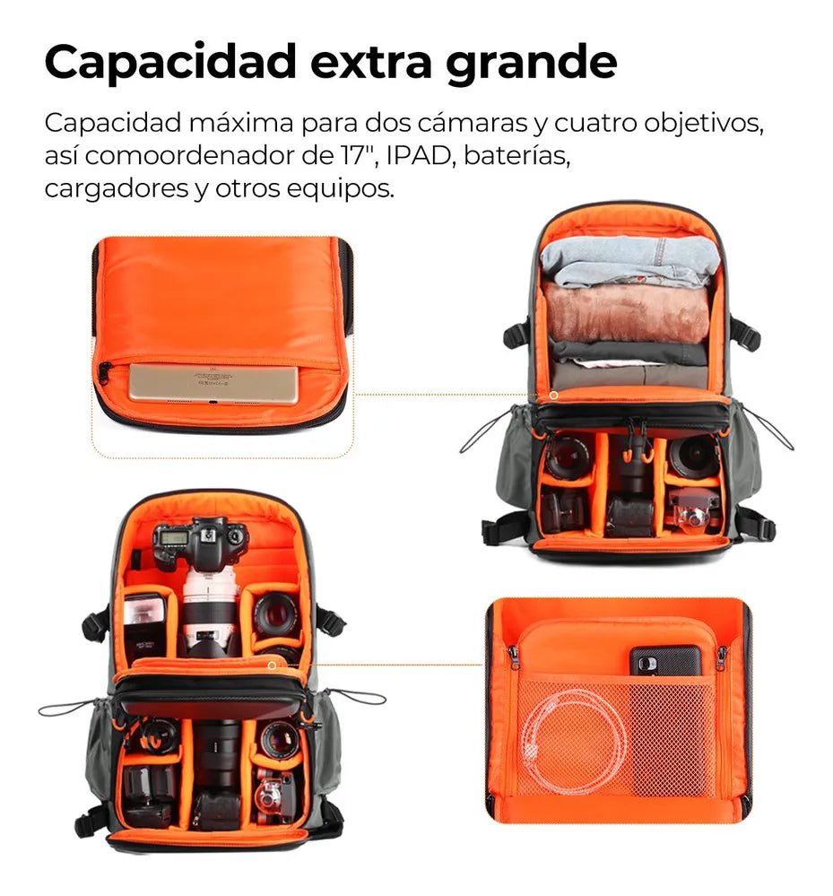 Mochila Fotográfica K&F Concept Profesional 32L