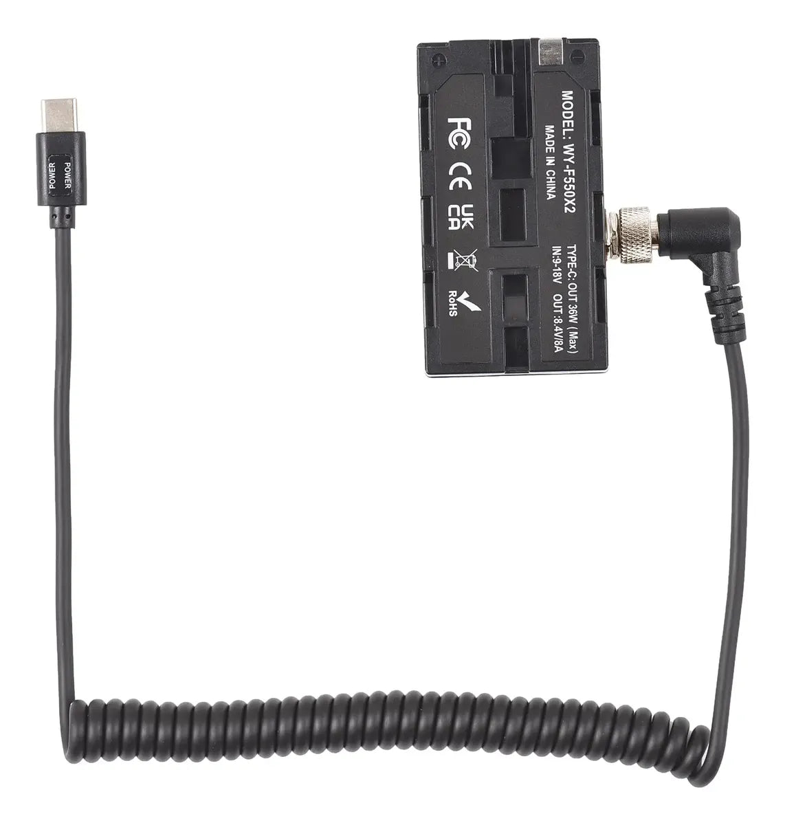 Adaptador de Batería NP F a D Tap y USB | Cargador y Distribuidor de Energía Multifuncional