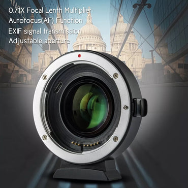Viltrox Cámara Ef-eos M2 - Anillo Adaptador De Montura De Óptica Pro