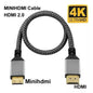 Cable HDMI a Mini HDMI 4K - 1 Metro de Alta Velocidad para Video Profesional