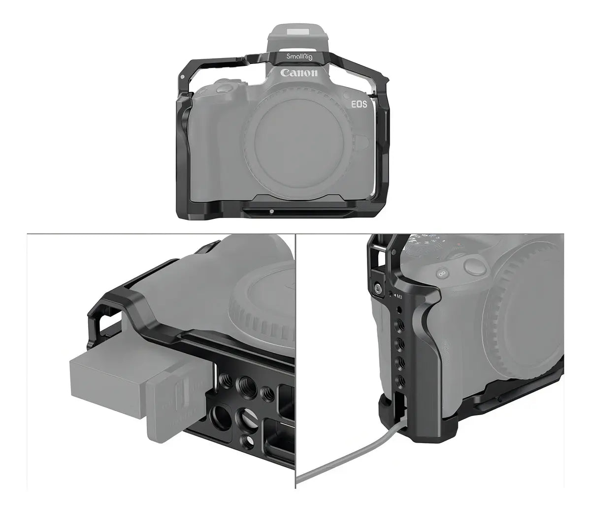 Jaula de Protección SmallRig 4214 para Cámara Canon EOS R50 | Armazón de Cine y Vlogging Profesional