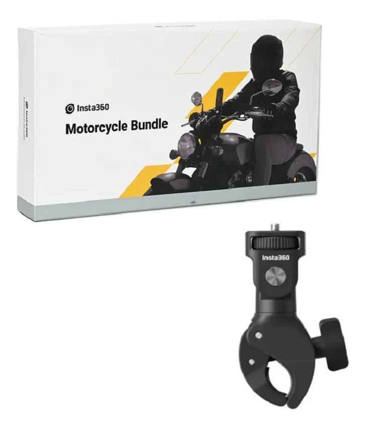 Kit de Montaje para Motocicleta Insta360 (Motorcycle Bundle) – Soporte Reforzado para Manillar y Espejo