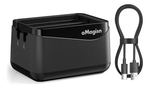 Estuche de Carga aMagisn para Baterías de Insta360 | Cargador Múltiple y Organizador