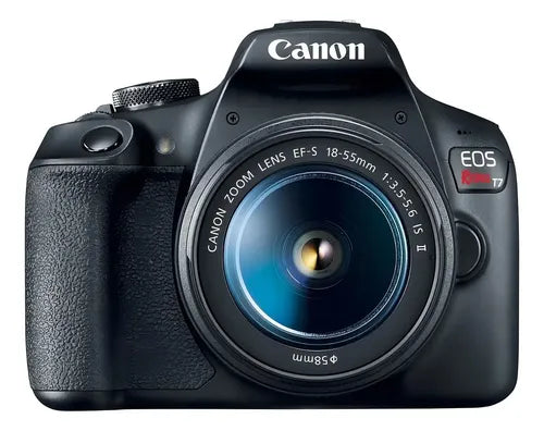 Cámara Canon EOS Rebel T7 Kit 18-55mm IS II – Sensor APS-C de 24.1 MP con Video Full HD, Wi-Fi y Conectividad NFC