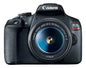 Cámara Canon EOS Rebel T7 Kit 18-55mm IS II – Sensor APS-C de 24.1 MP con Video Full HD, Wi-Fi y Conectividad NFC