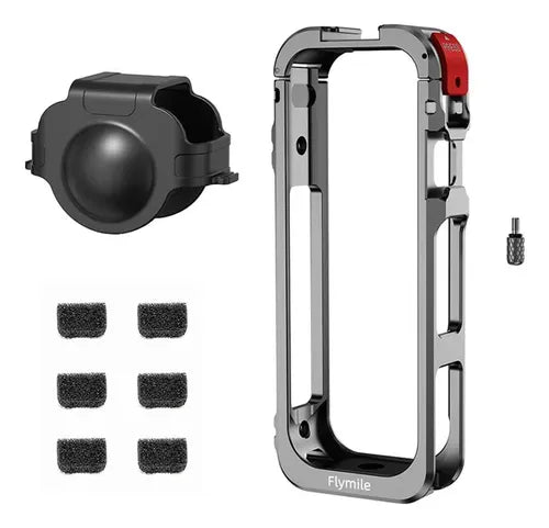 Armazón de Metal para Cámara Insta360 X5 | Jaula de Protección y Montaje Profesional