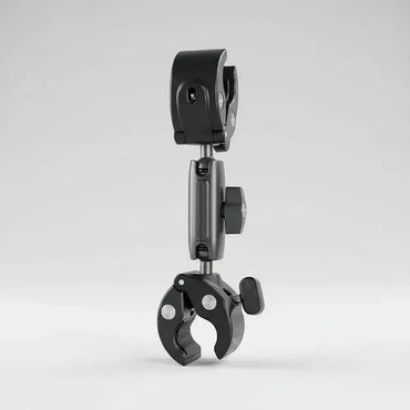 Soporte Doble Pinza TELESIN para GoPro y Insta360 X5 – Negro