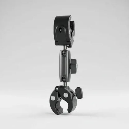 Soporte Doble Pinza TELESIN para GoPro y Insta360 X5 – Negro