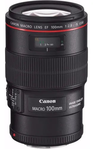 Lente Canon EF 100mm Macro L IS USM | Teleobjetivo Medio Profesional