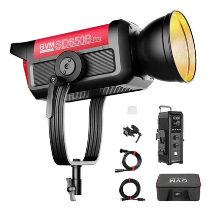 GVM Pro SD650B | Luz LED COB 650W Bicolor Profesional – Montura Bowens, APP – EOA Tecnología