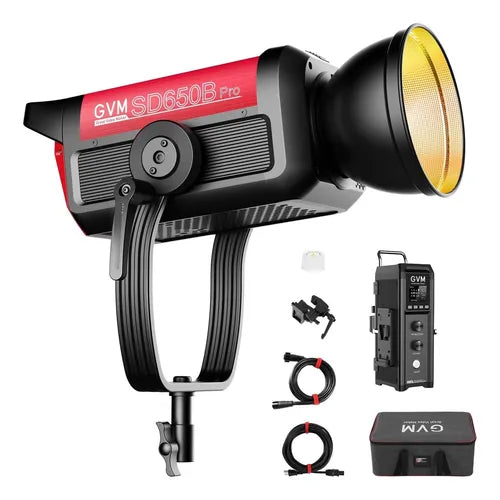 GVM Pro SD650B | Luz LED COB 650W Bicolor Profesional – Montura Bowens, APP – EOA Tecnología