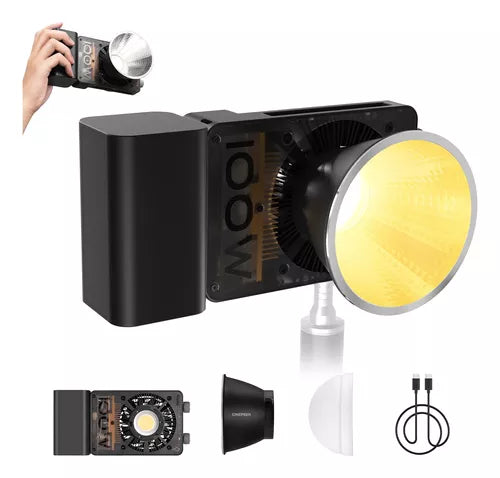 Zhiyun CINEPEER CX100 - Luz de Video LED de 100W Ultracompacta y Potente