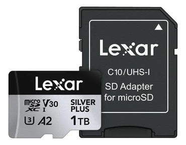 Lexar Tarjeta Micro SD 64 GB Silver Plus