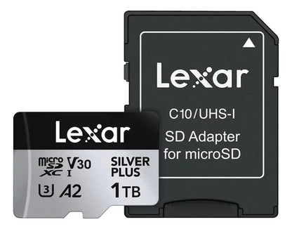 Lexar Tarjeta Micro SD 64 GB Silver Plus