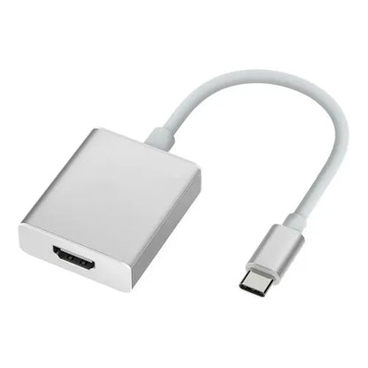Cable adaptador USB 3.1 tipo C a HDMI hembra HDTV para nuevo Macbook y Chromebook