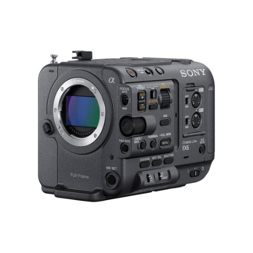 Sony FX6 Cámara de Cine Profesional Full Frame – Sensor 4K 120p, Filtro ND Variable Electrónico y Ciencia de Color S-Cinetone