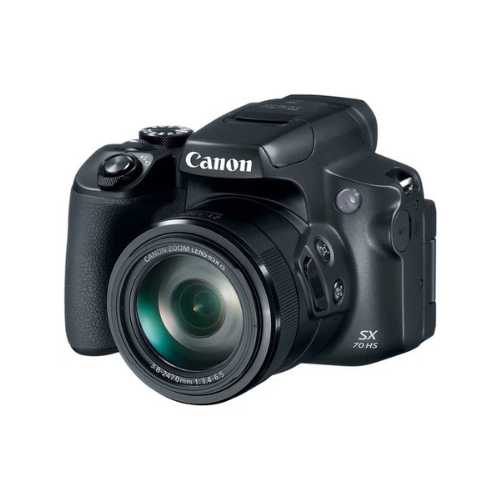 Cámara Canon PowerShot SX70 HS – Superzoom Óptico de 65x, Sensor de 20.3 MP, Video 4K y Procesador DIGIC 8