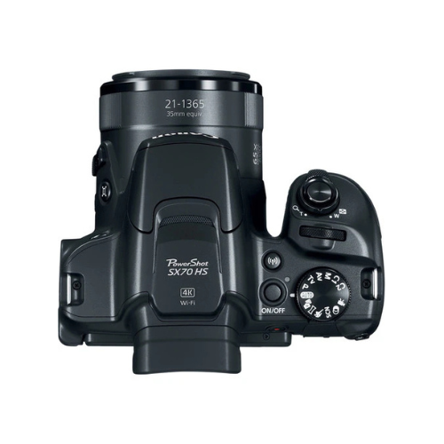 Cámara Canon PowerShot SX70 HS – Superzoom Óptico de 65x, Sensor de 20.3 MP, Video 4K y Procesador DIGIC 8