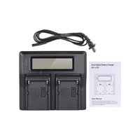 Cargador Dual para Bateria NP-F970 Carga Rapida Camara SONY