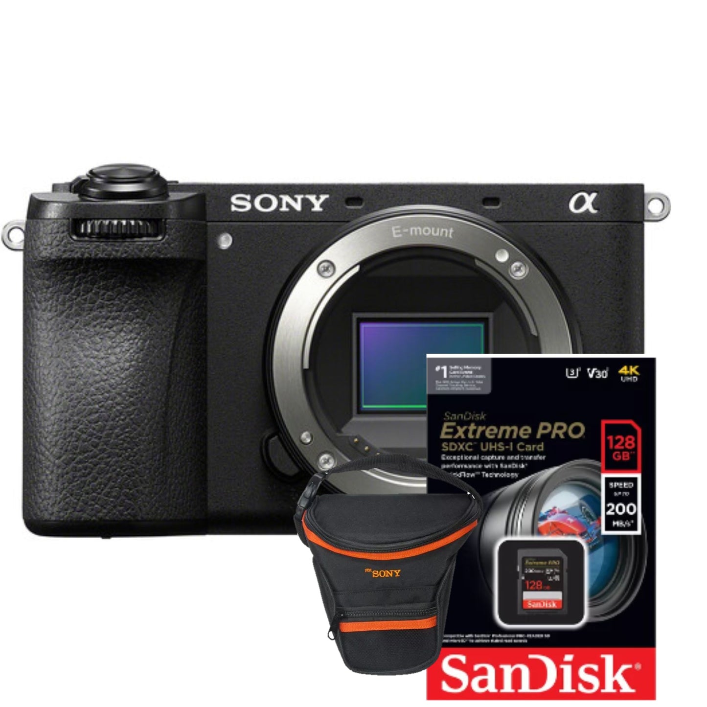 Combo Cámara Sony A6700 | Cuerpo + Estuche + Memoria 128GB