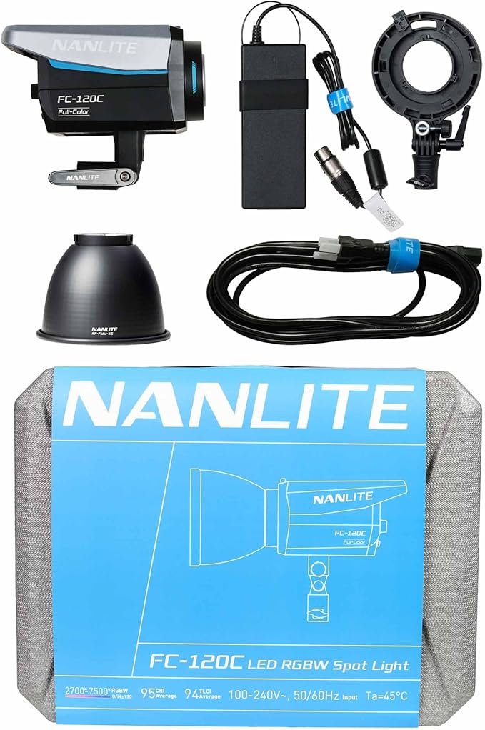 Nanlite FC120C RGB LED Spotlight 120W - Profesional