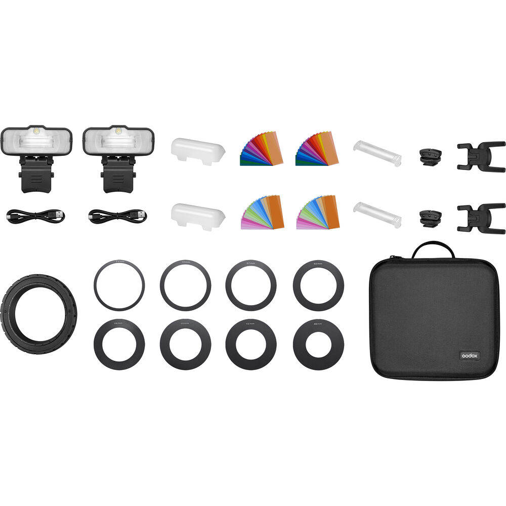 Kit de Flash Macro Godox MF12 K2 Twin Flash