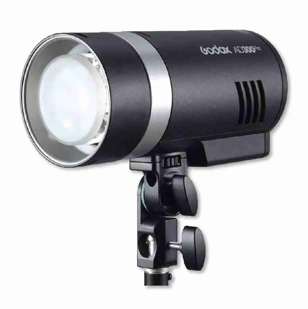Flash de Estudio y Exteriores Portátil Godox AD300Pro II (300Ws / TTL / HSS / Sincronización X3 / Lámpara Bicolor 12W)