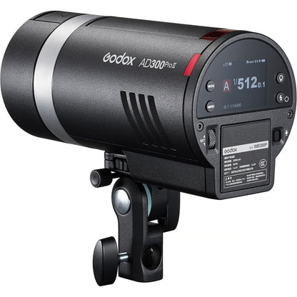 Flash de Estudio y Exteriores Portátil Godox AD300Pro II (300Ws / TTL / HSS / Sincronización X3 / Lámpara Bicolor 12W)