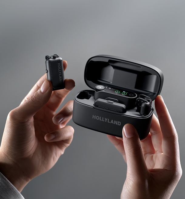 Micrófonos Inalámbricos Hollyland Lark Max 2 Combo (4 Personas) | Sistema Profesional con Cancelación de Ruido – EOA Tecnología