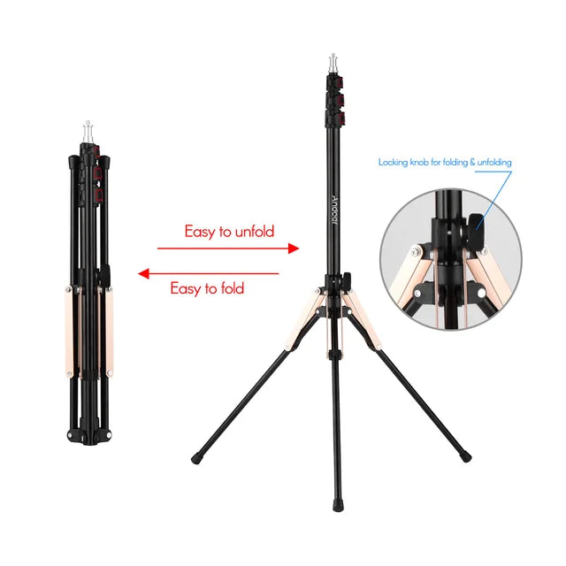 Tripode Andoer Plegable para luz 1,90 cm