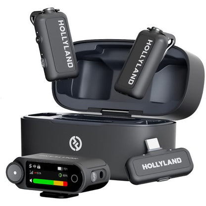 Hollyland Lark Max 2 Combo (2TX + 1RX) | Audio 32-bit Float y Cancelación IA