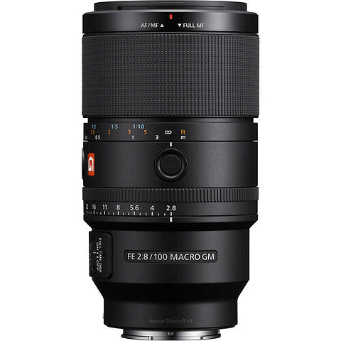 Lente FE 100mm F2.8 Macro GM OSS | Teleobjetivo Serie G Master con Enfoque Suave