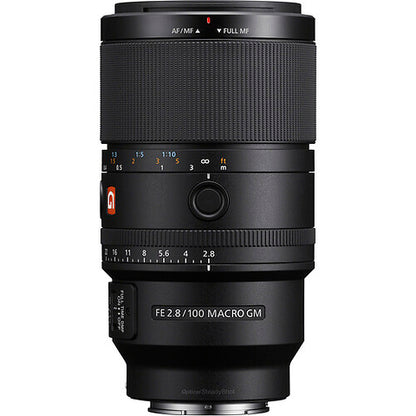 Lente FE 100mm F2.8 Macro GM OSS | Teleobjetivo Serie G Master con Enfoque Suave