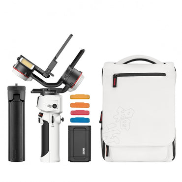 Estabilizador Zhiyun-Tech Crane M3 – Gimbal Profesional de 3 Ejes para Cámaras Mirrorless, Action Cams y Smartphones con Luz LED Integrada